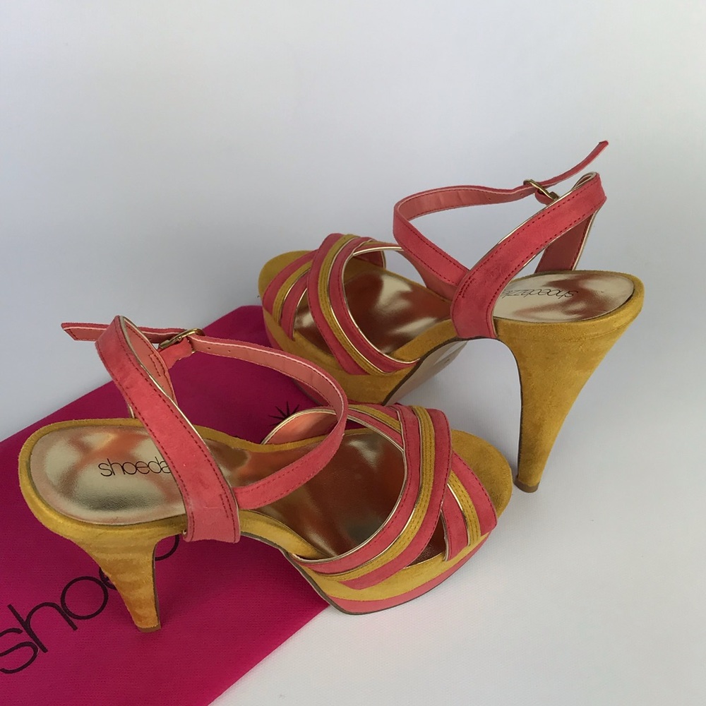 Pink and mustard yellow stilett… - Picture 6 of 7